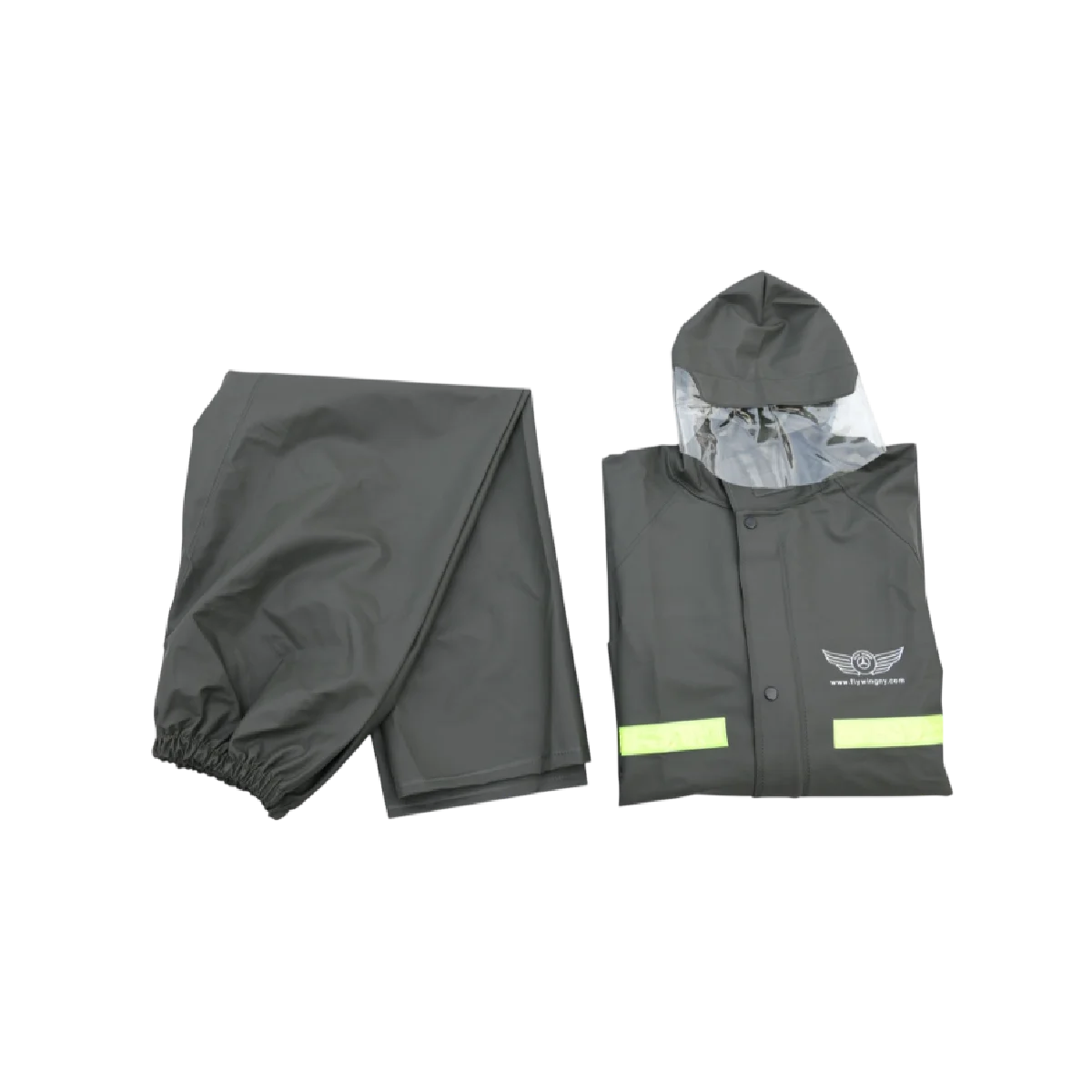 Fly Wing Green Rain Coat